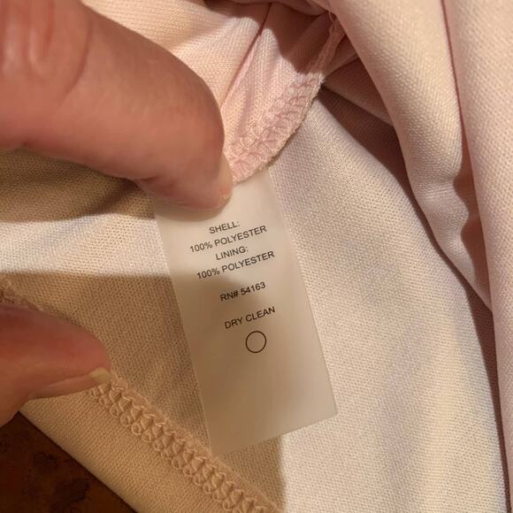 NWT Tommy Hilfiger Pink Floral-Print Chiffon Trapeze Dress - SIZE 8 - Picture 9 of 9